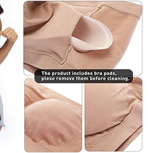 3pcs SET Strapless Bandeau Padded Tube Top Bra Stretch Non-slip - Picture 4 of 8